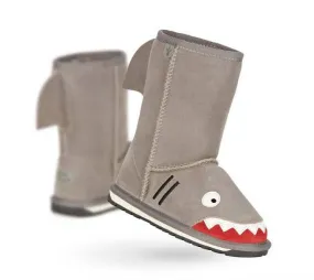 EMU AUSTRALIA Kids Little Creatures Snow Boots - Shark Putty