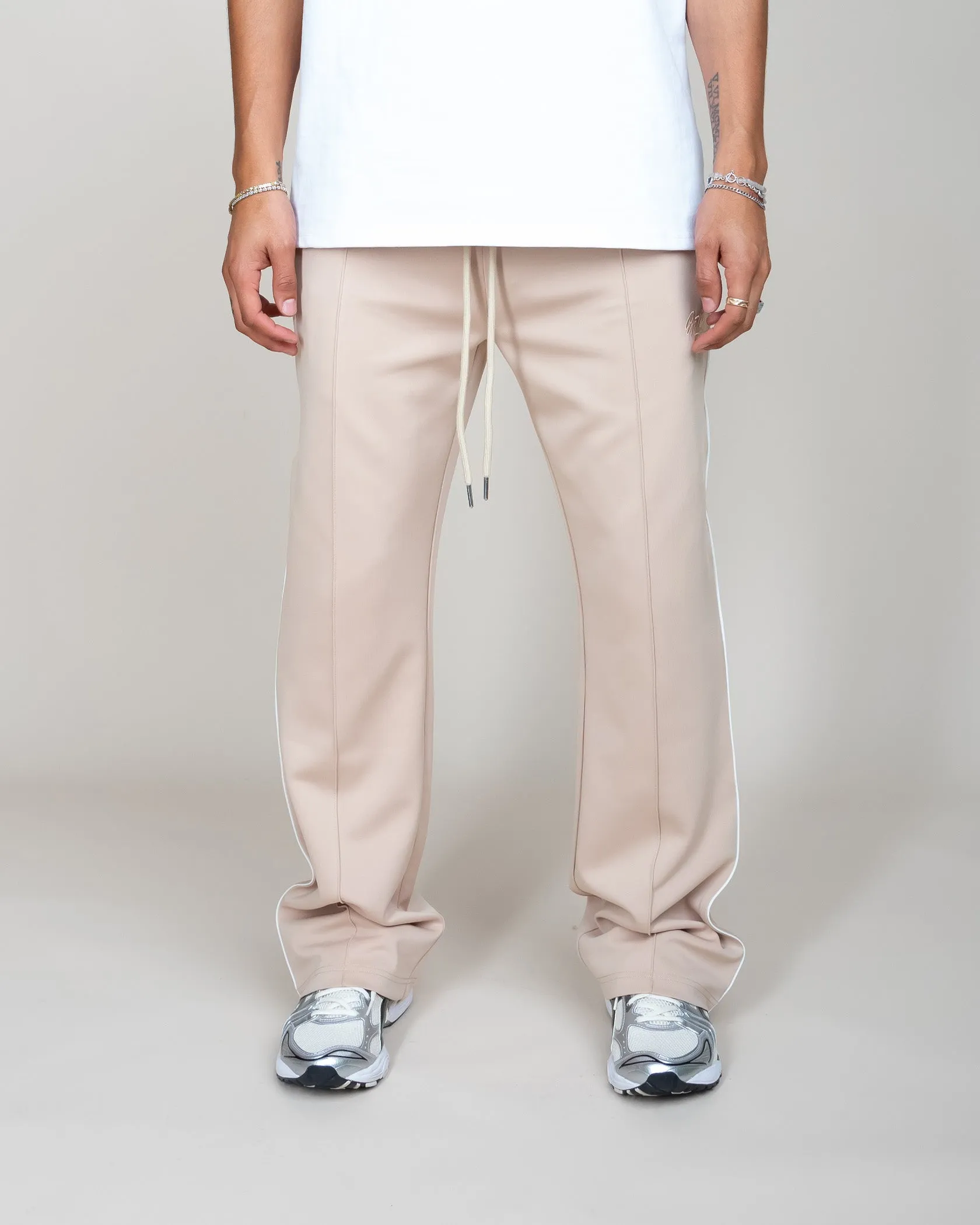 EPTM PERFECT PIPING TRACK PANTS-KHAKI