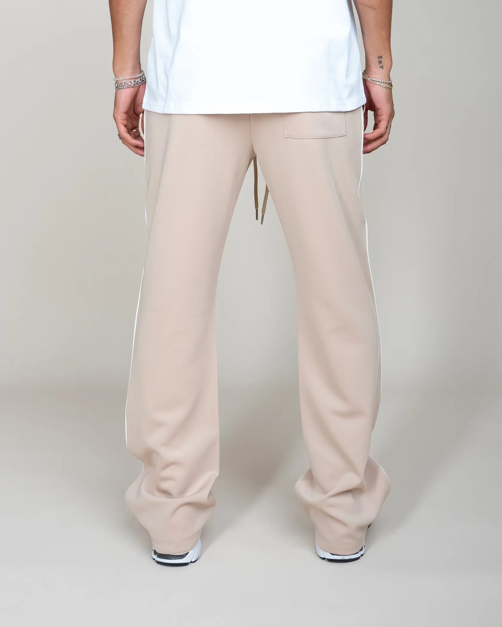 EPTM PERFECT PIPING TRACK PANTS-KHAKI