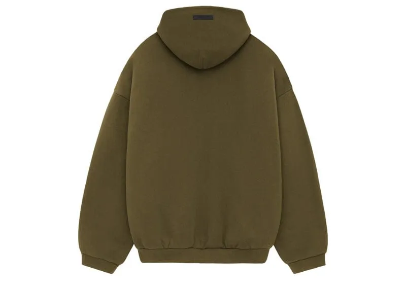 Fear of God Essentials Fleece Hoodie Olive