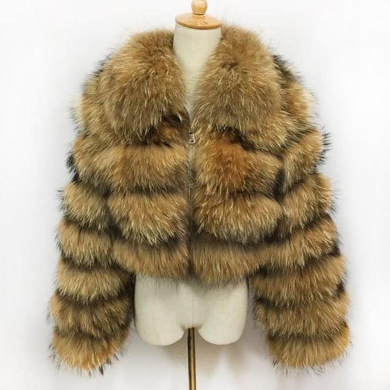 Fox Coat Natural Fur Leather Real Fur Coat High-End Luxury Ladies