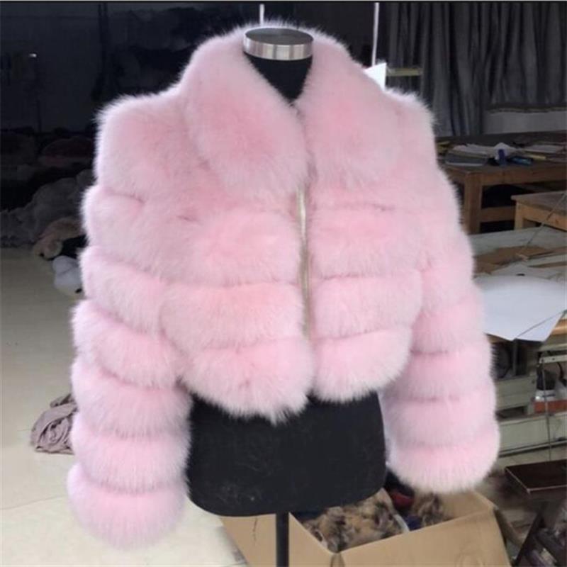 Fox Coat Natural Fur Leather Real Fur Coat High-End Luxury Ladies