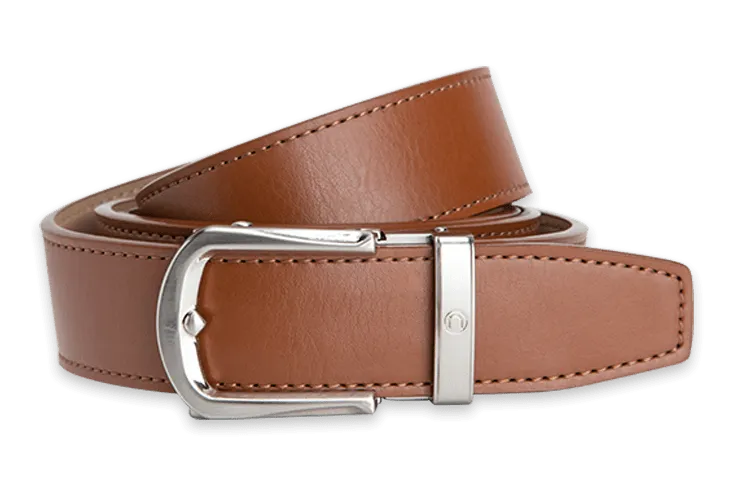 Frances Walnut, 1 3/8 Strap, Dress Belt