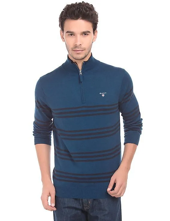 Gant Striped Popover Sweater