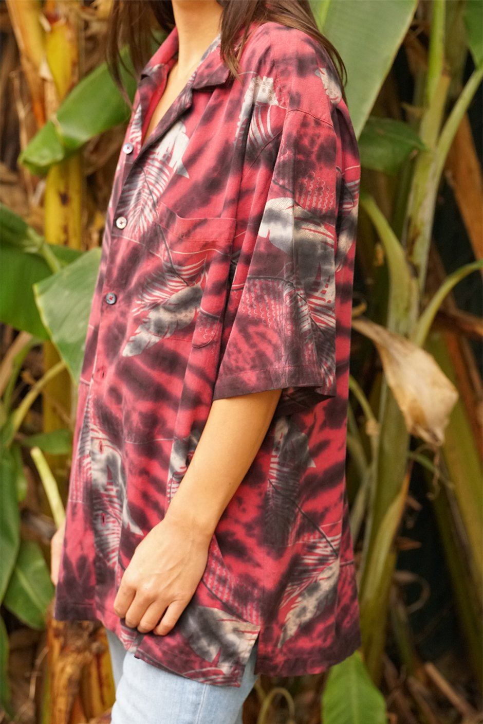 Hawaiian Kai Shirt // Onyx Tie Dye