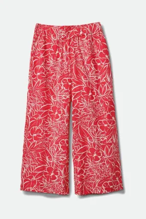 Indo Linen Wide Leg Pant