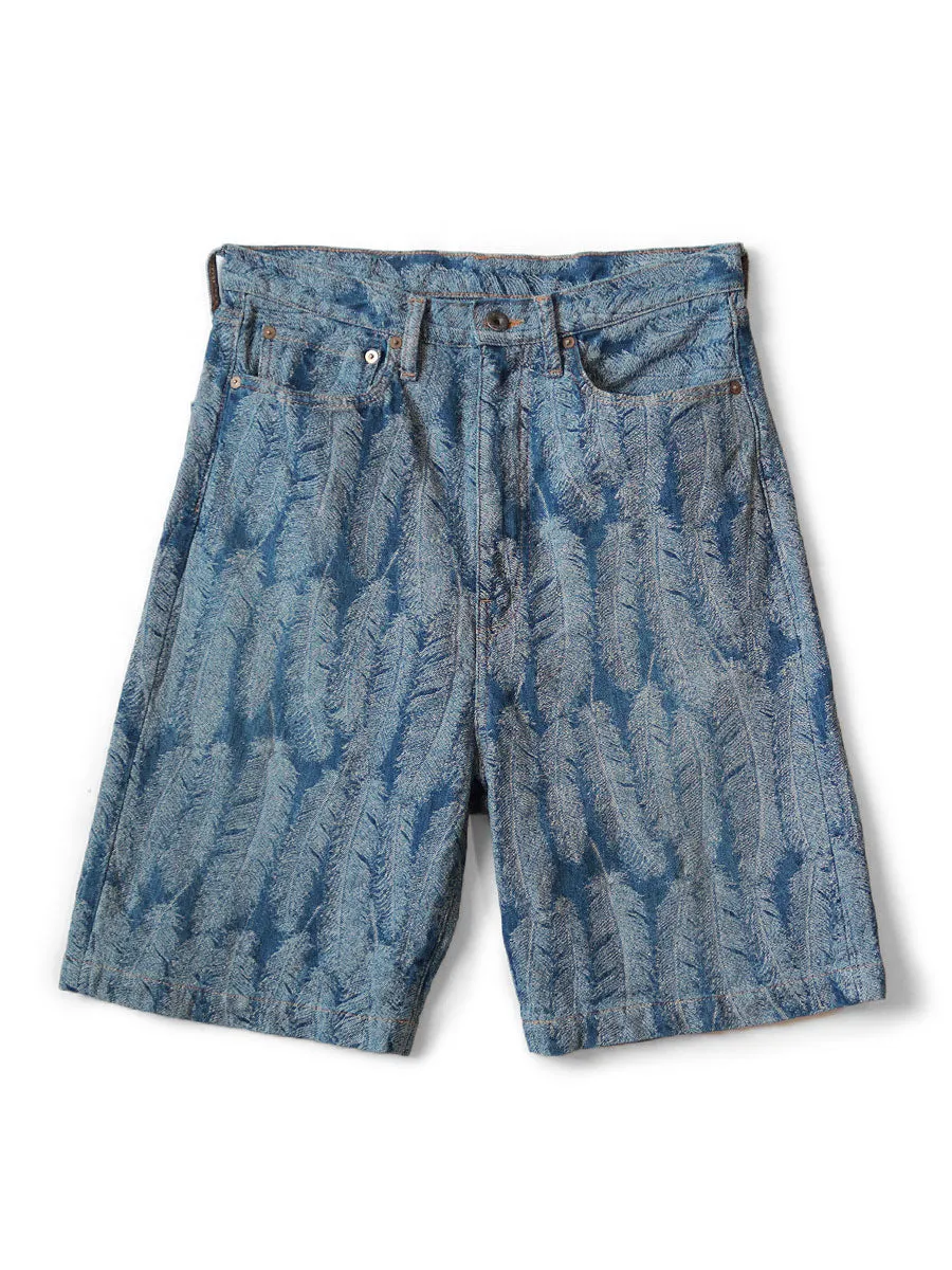 Kapital 12oz Magpie Denim 5P Shorts Pants