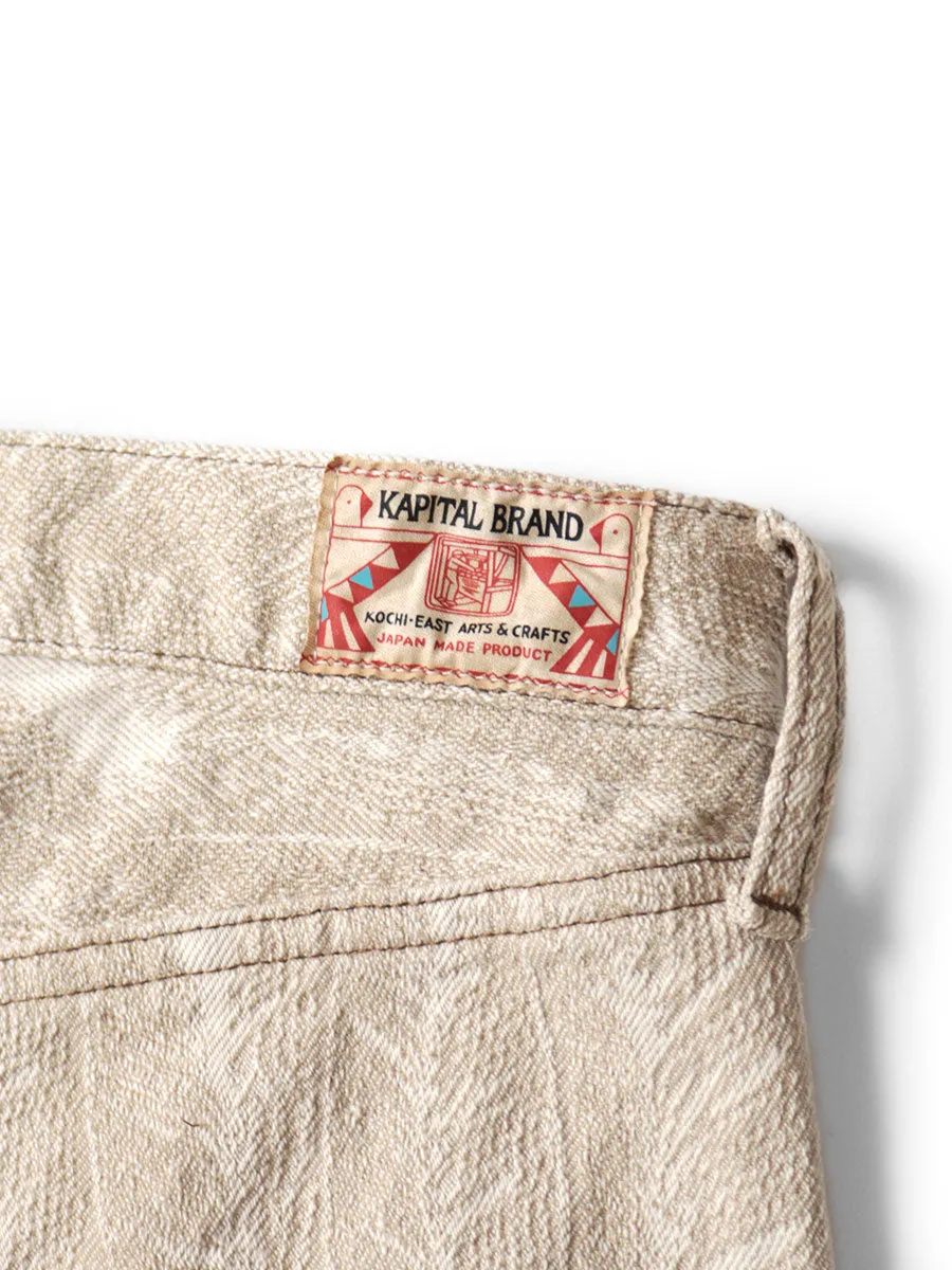 Kapital 12oz Magpie Denim 5P Shorts Pants