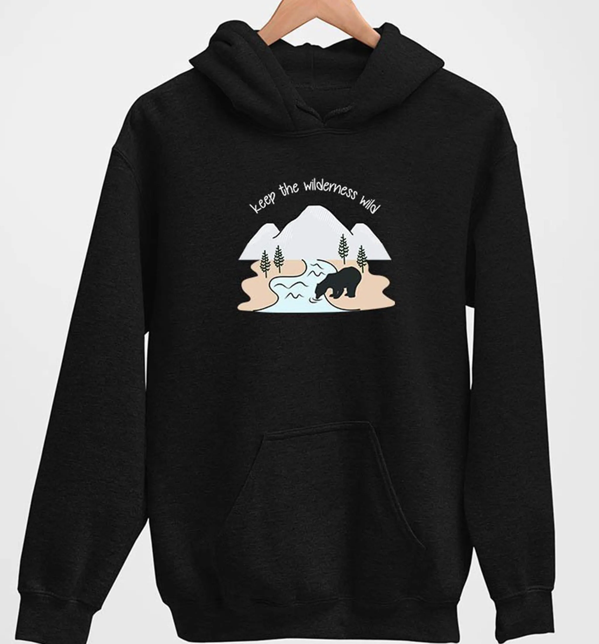 Keep The Wilderness Wild | Vegan Hoodie