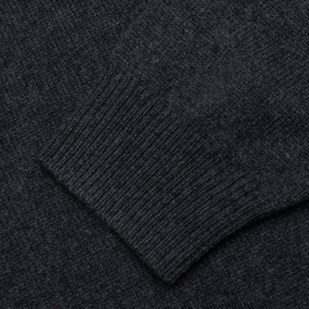 Knit Hoodie - Anthracite Grey