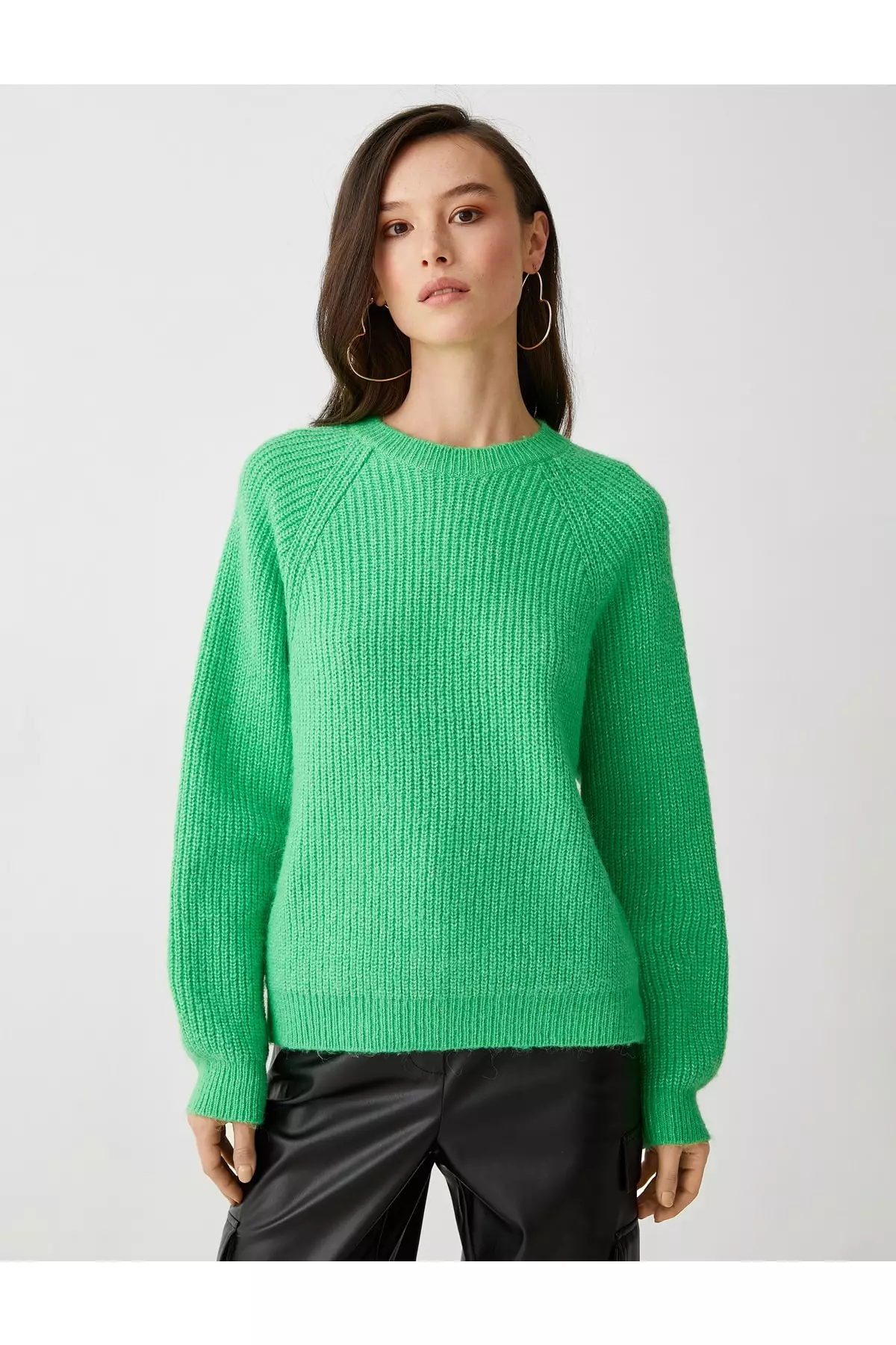 KOTON Round Neck Knit Sweater