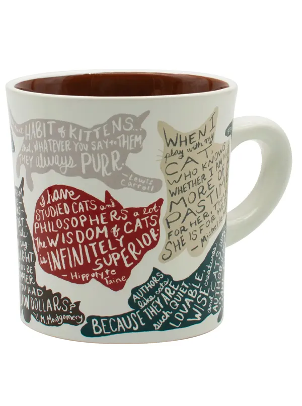 Literature Cat Quotes Mug