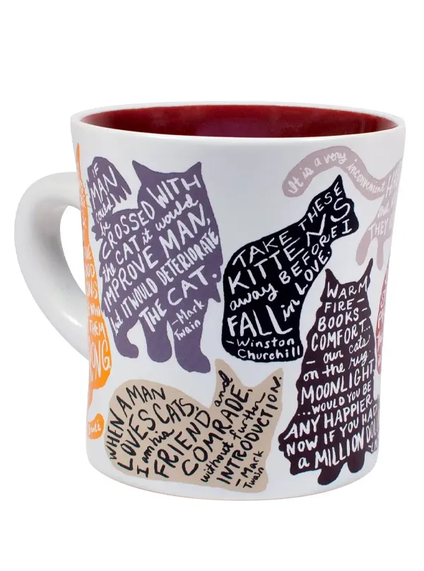 Literature Cat Quotes Mug