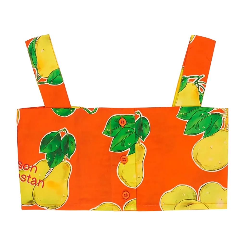 Maison Mangostan Child Peritas Top Orange