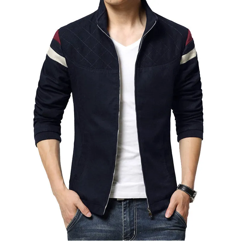 Men Jackets Men Outerwear College Sportswear Men Zipper Jackets Slim Warm Overcoat Plus Size Coats Hombre SM6