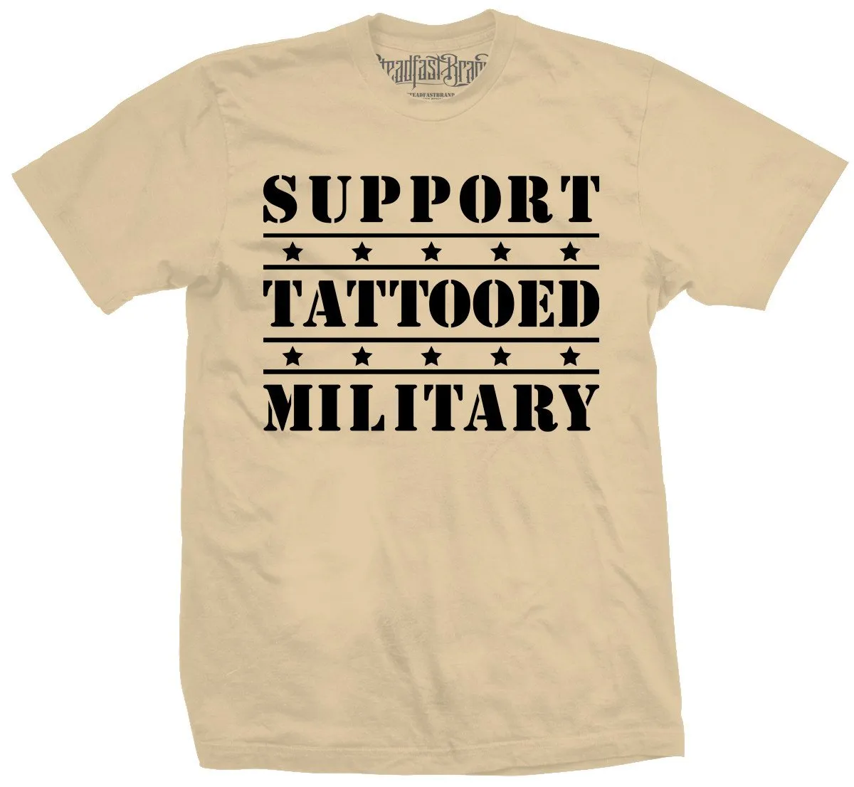 Men's Support Tattooed Military Tee