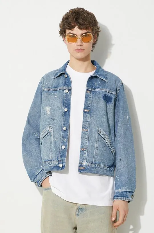 MM6 Maison Margiela denim jacket men's blue color SH0AM0006