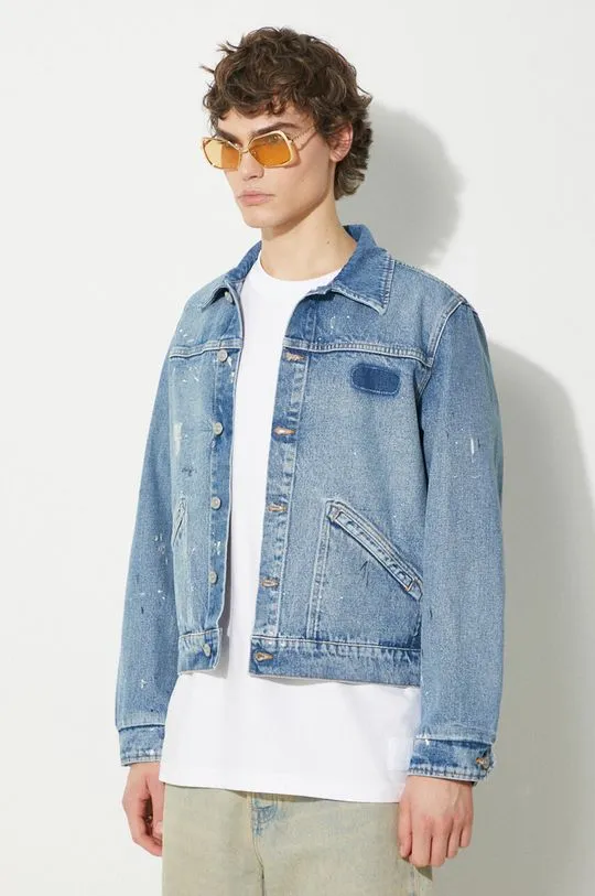 MM6 Maison Margiela denim jacket men's blue color SH0AM0006