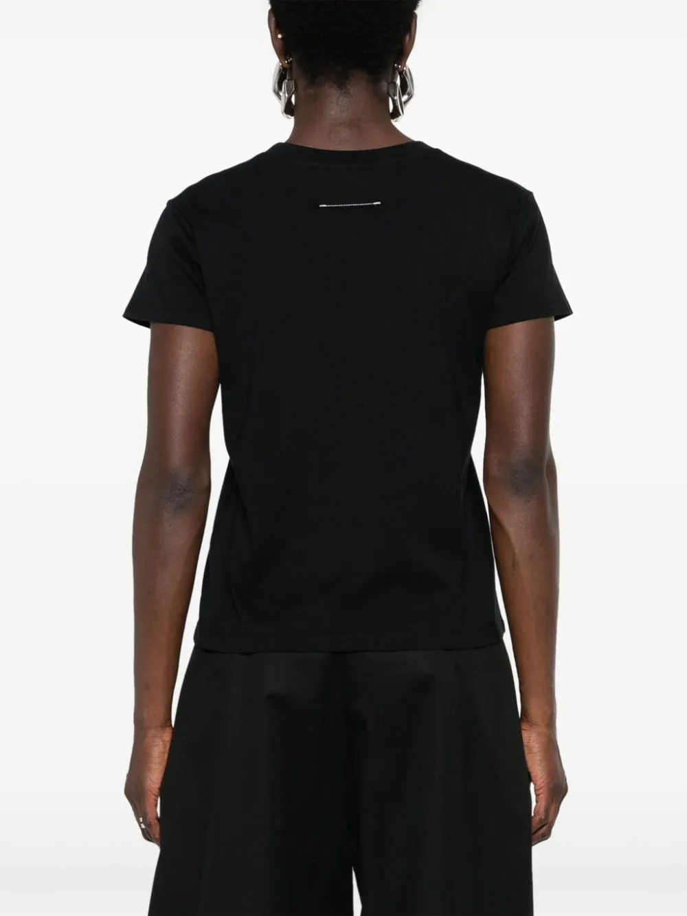 Mm6 Maison Margiela T Shirts And Polos Black