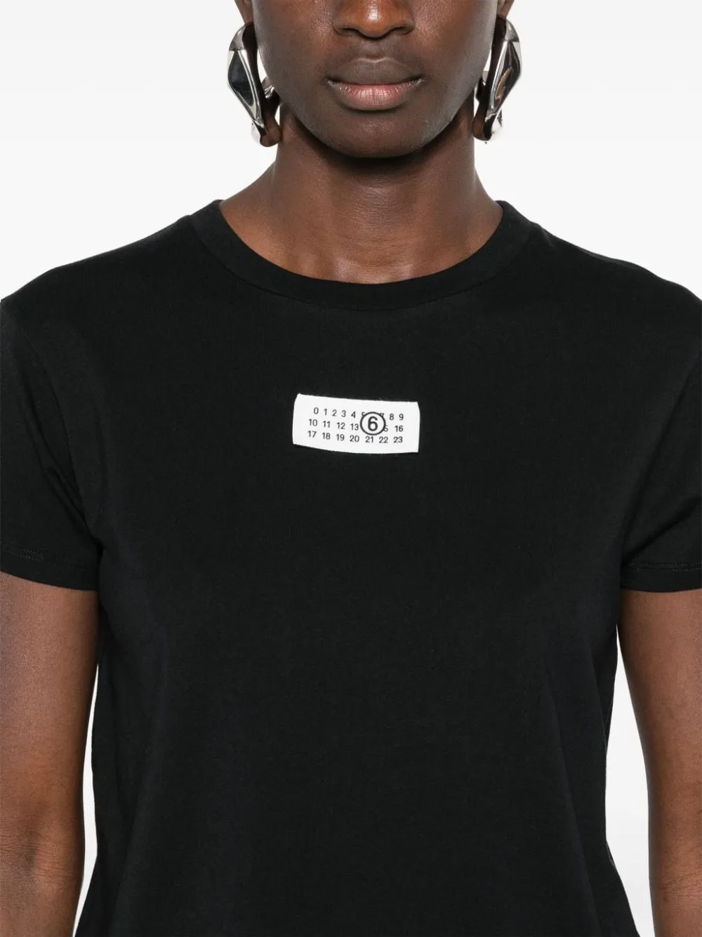 Mm6 Maison Margiela T Shirts And Polos Black