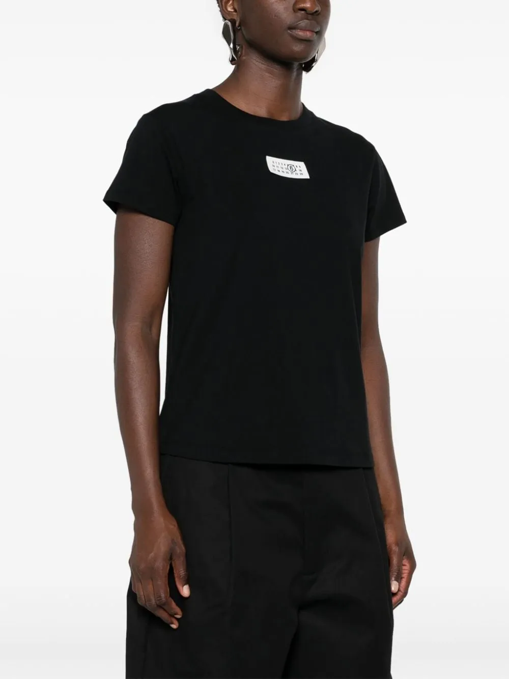 Mm6 Maison Margiela T Shirts And Polos Black