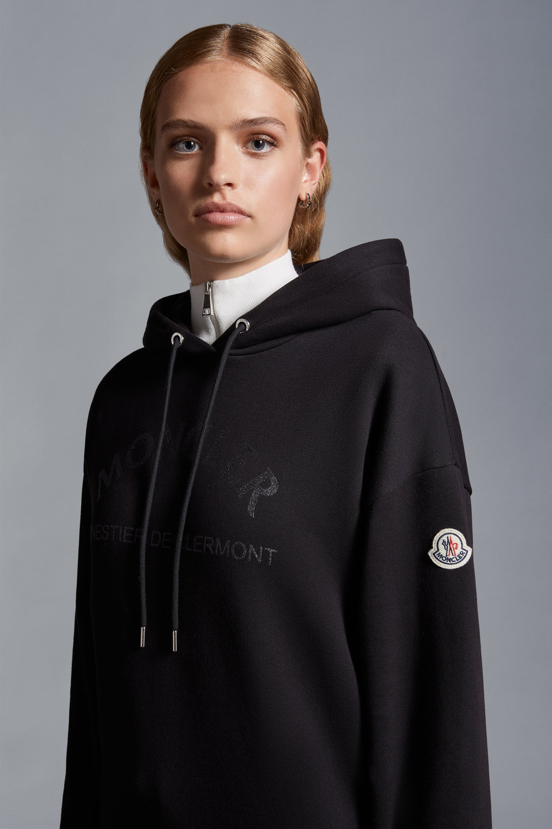 MONCLER  |Glitter Logo Hoodie