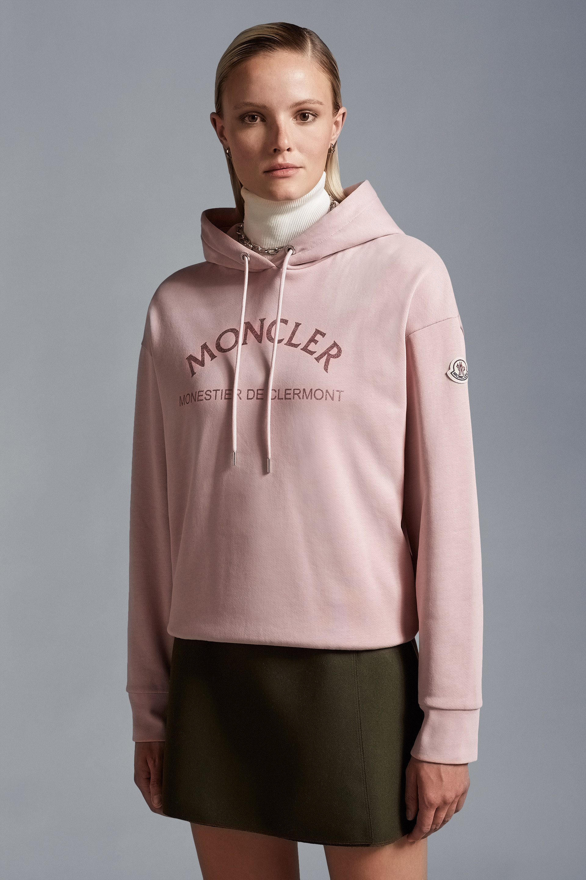 MONCLER  |Glitter Logo Hoodie