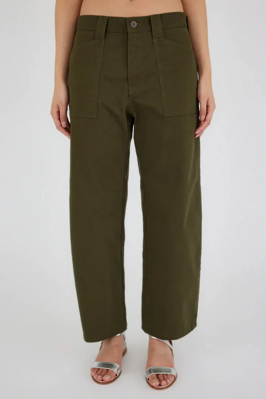 Moussy Harpeth Gusset Cargo Pants, Khaki