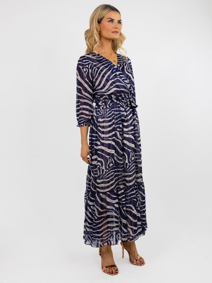 Navy Modena Dress - Kate & Pippa