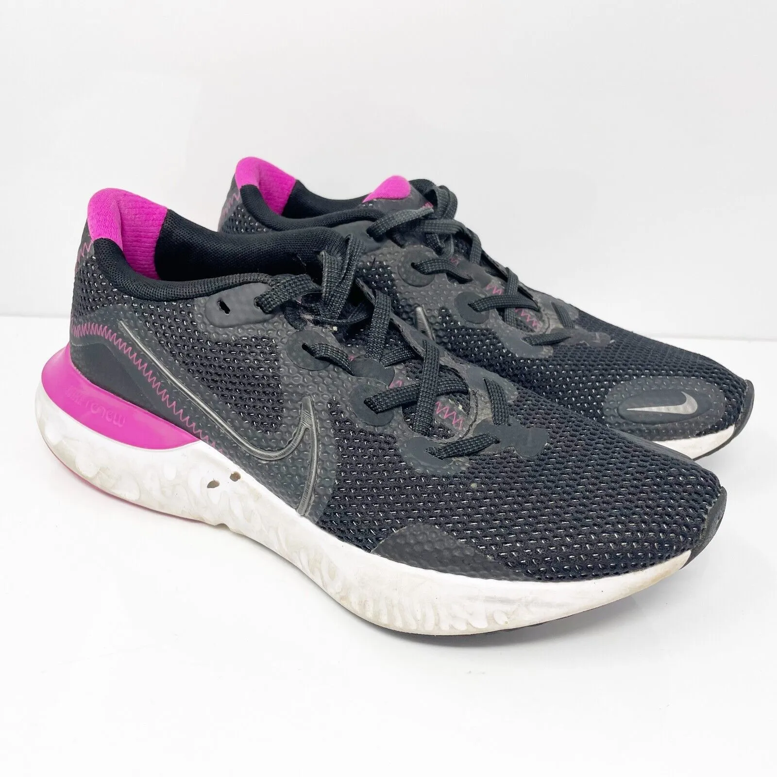 Nike Womens Renew Run CK6360-004 Black Running Shoes Sneakers Size 9