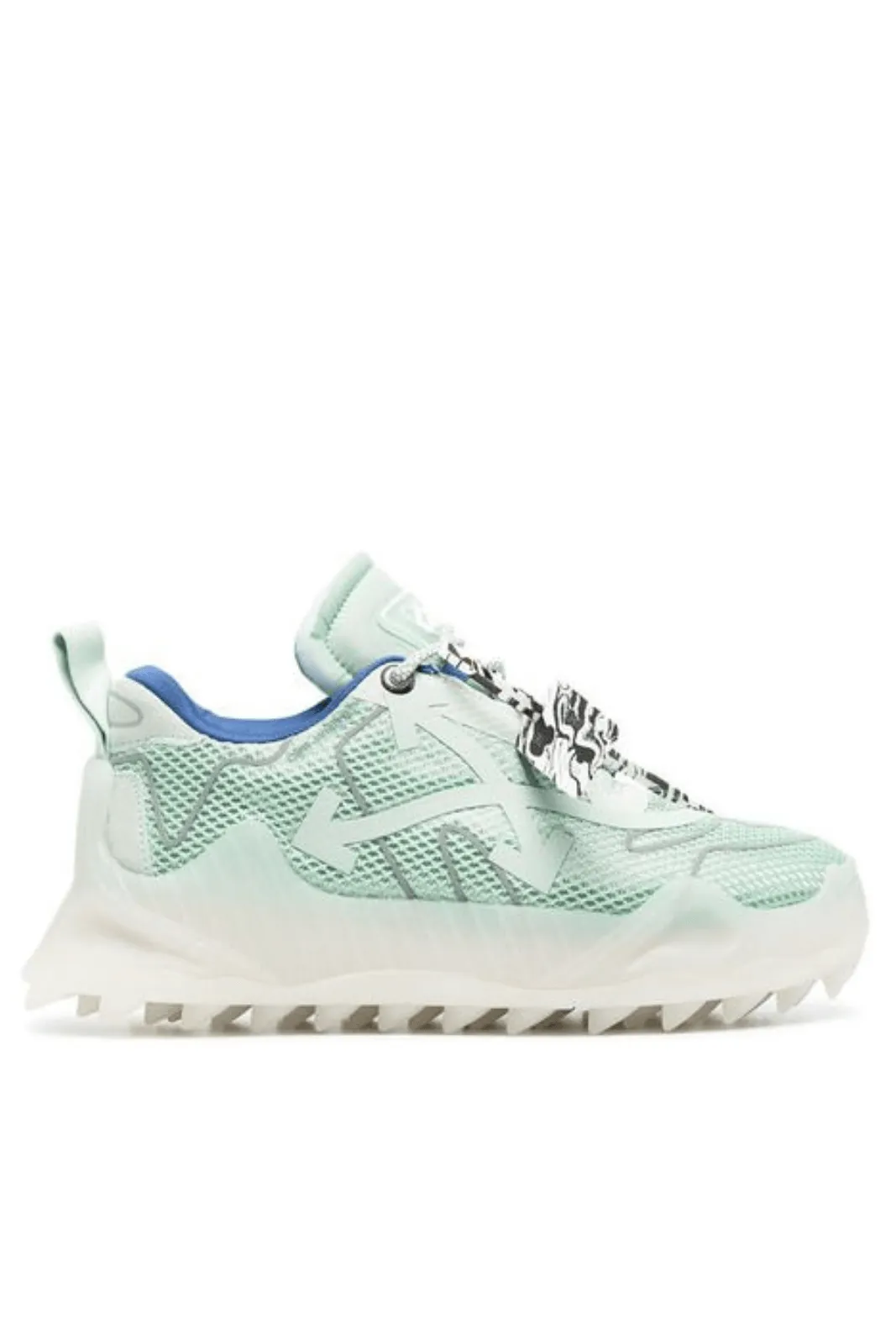 Off-White Green Odsy Mesh Low-Top Sneakers