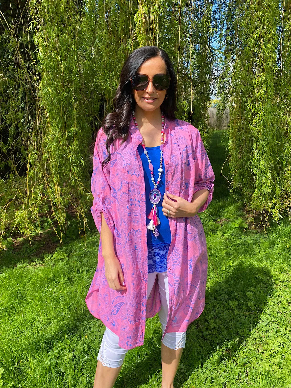 Paisley Shirt Dress Polly