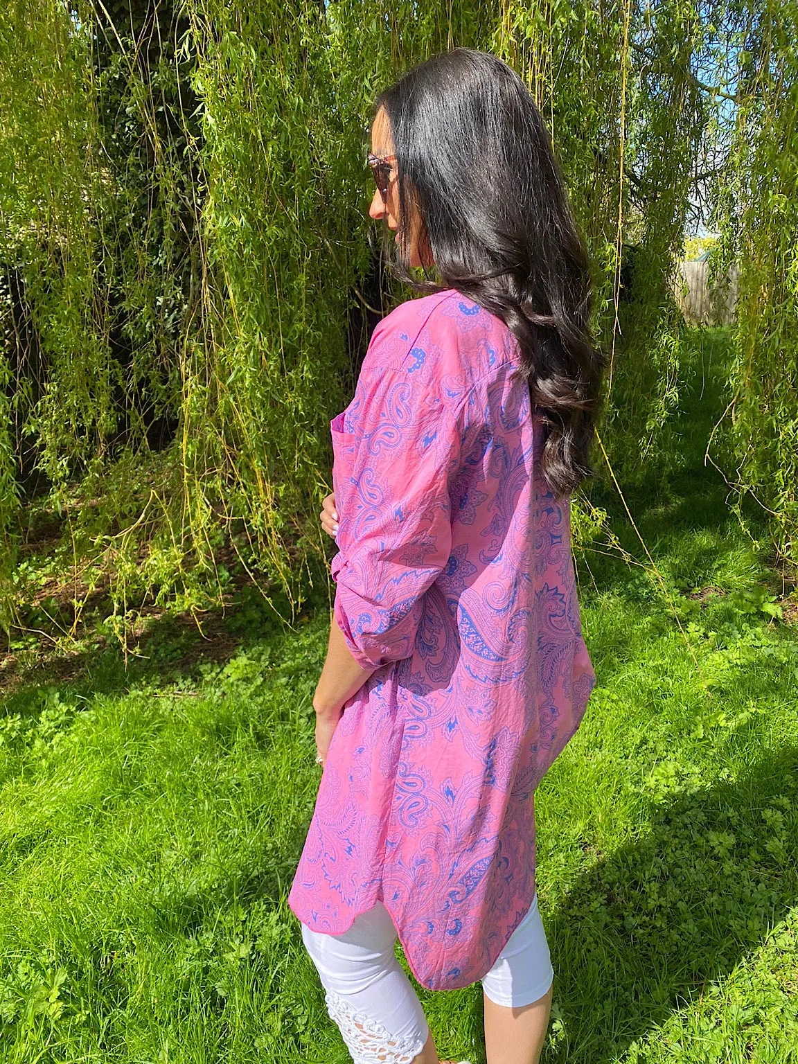 Paisley Shirt Dress Polly