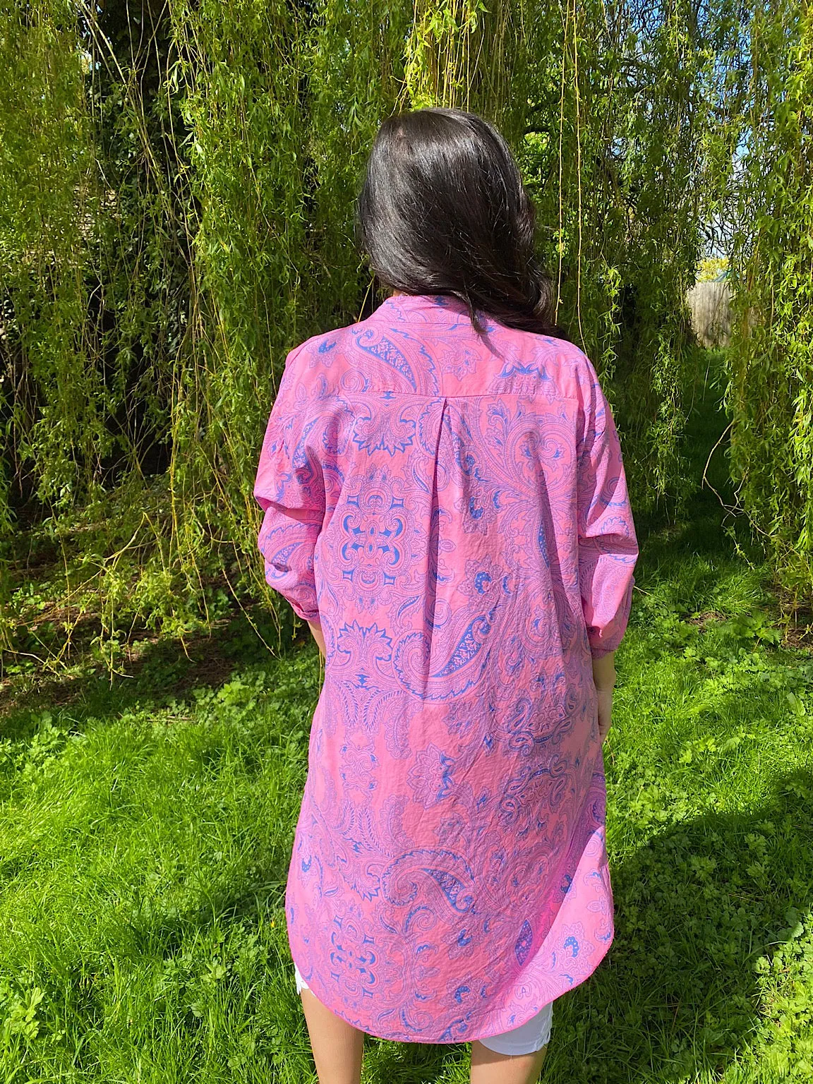 Paisley Shirt Dress Polly