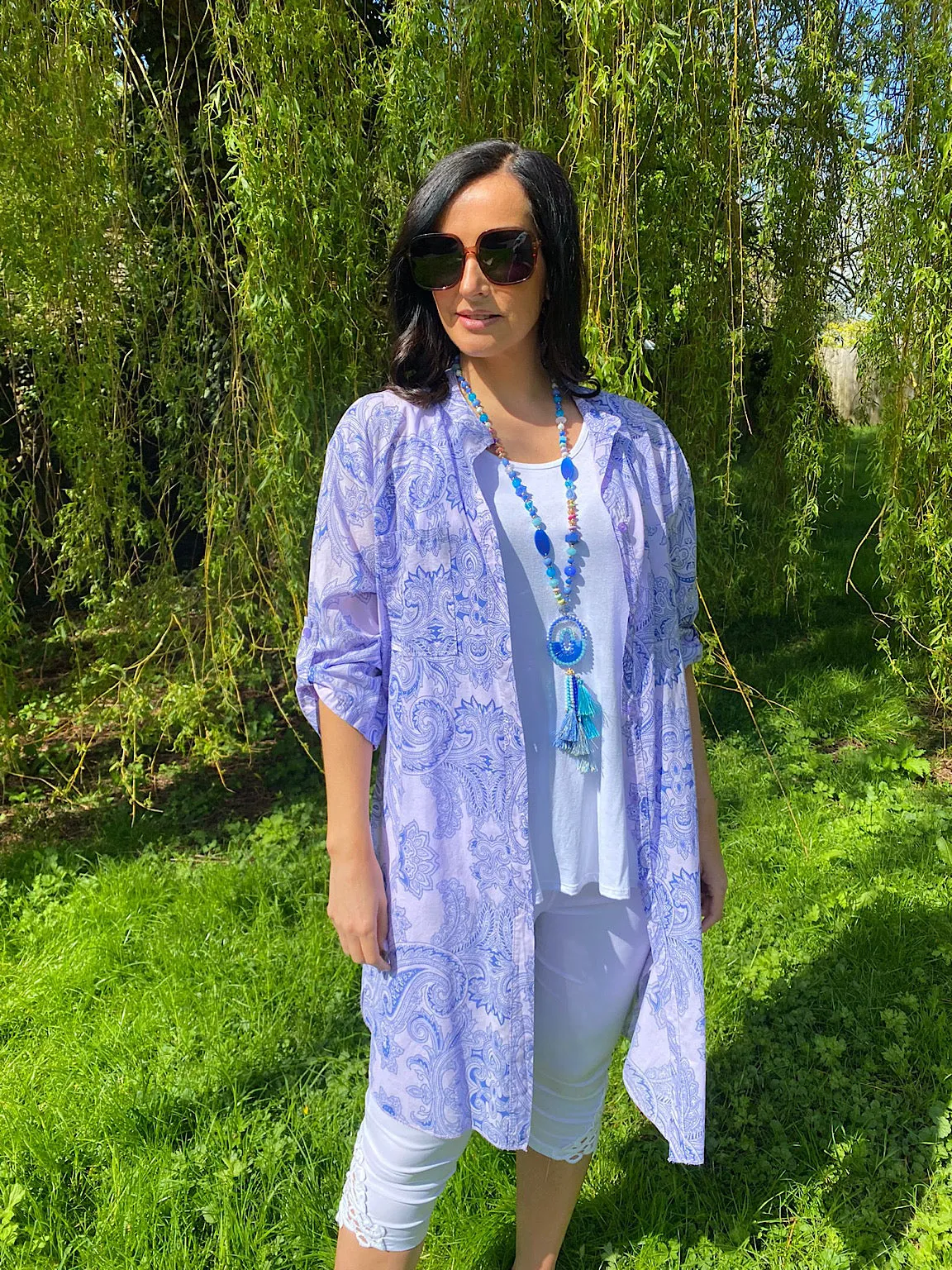 Paisley Shirt Dress Polly