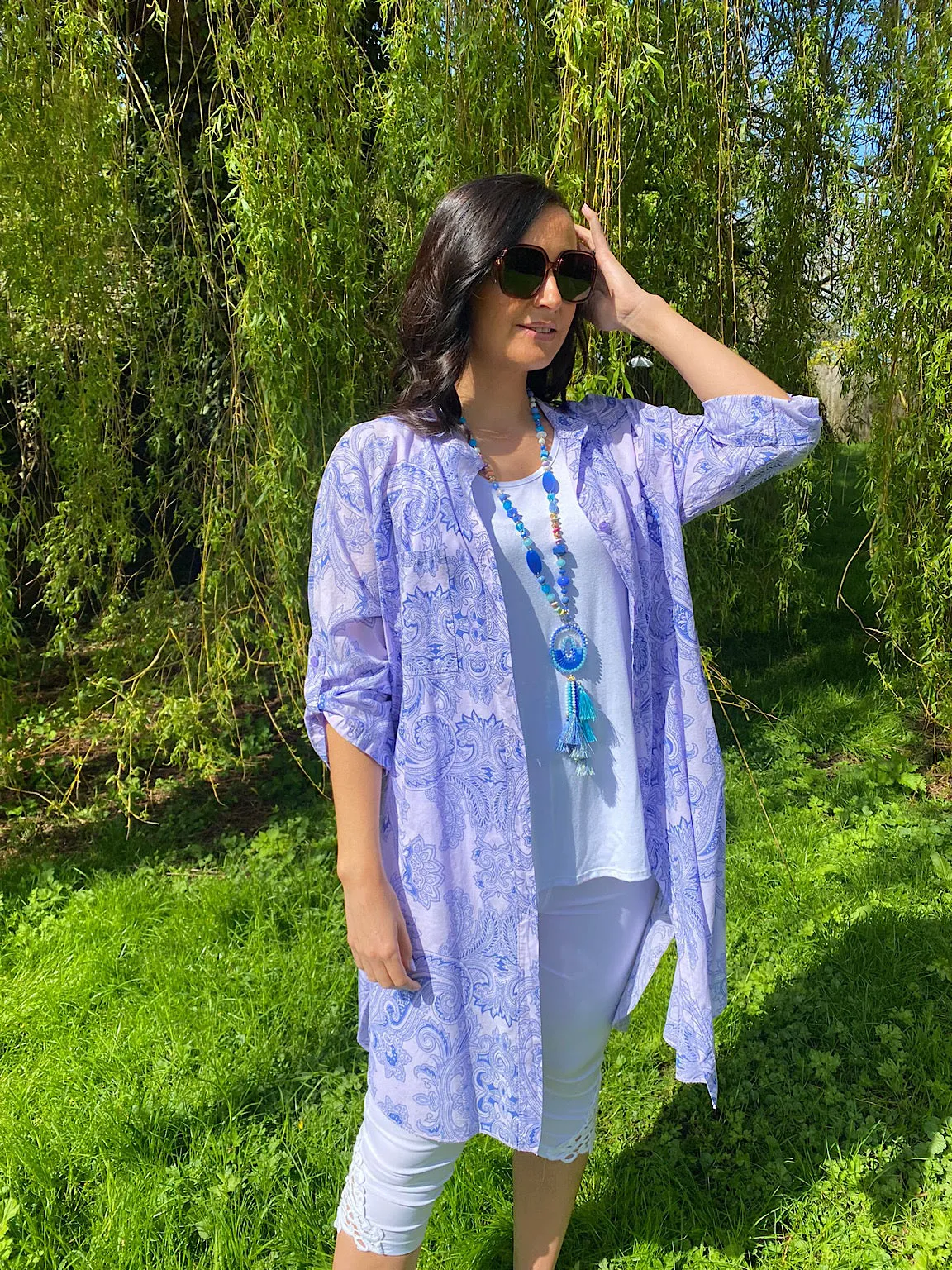 Paisley Shirt Dress Polly