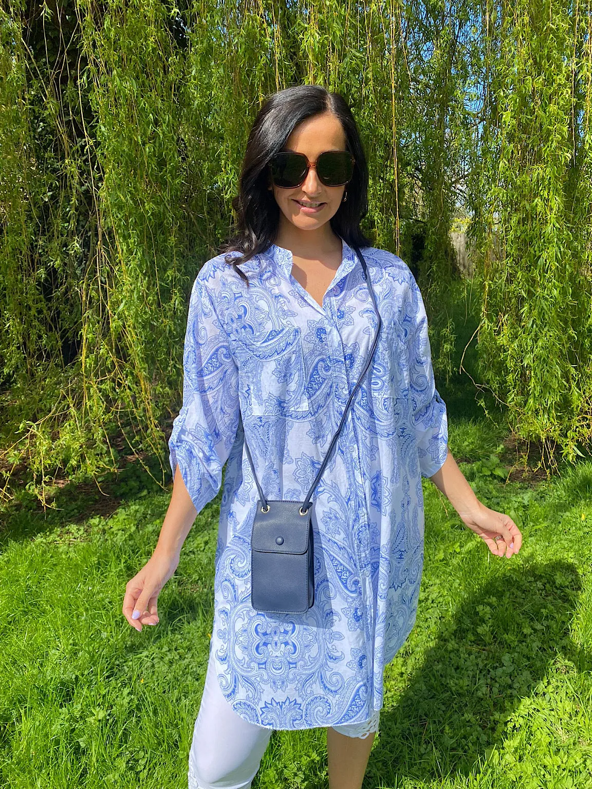 Paisley Shirt Dress Polly