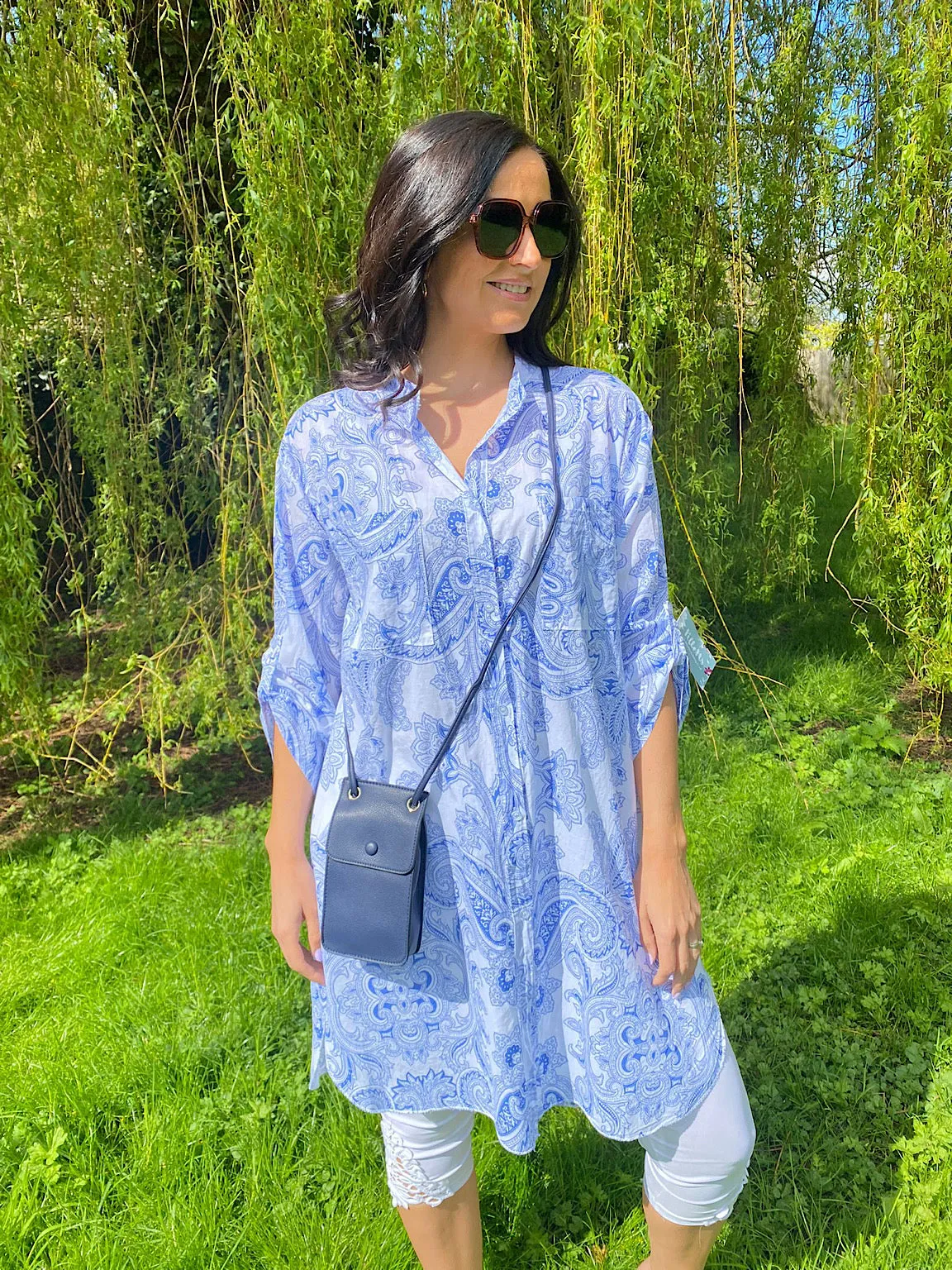 Paisley Shirt Dress Polly