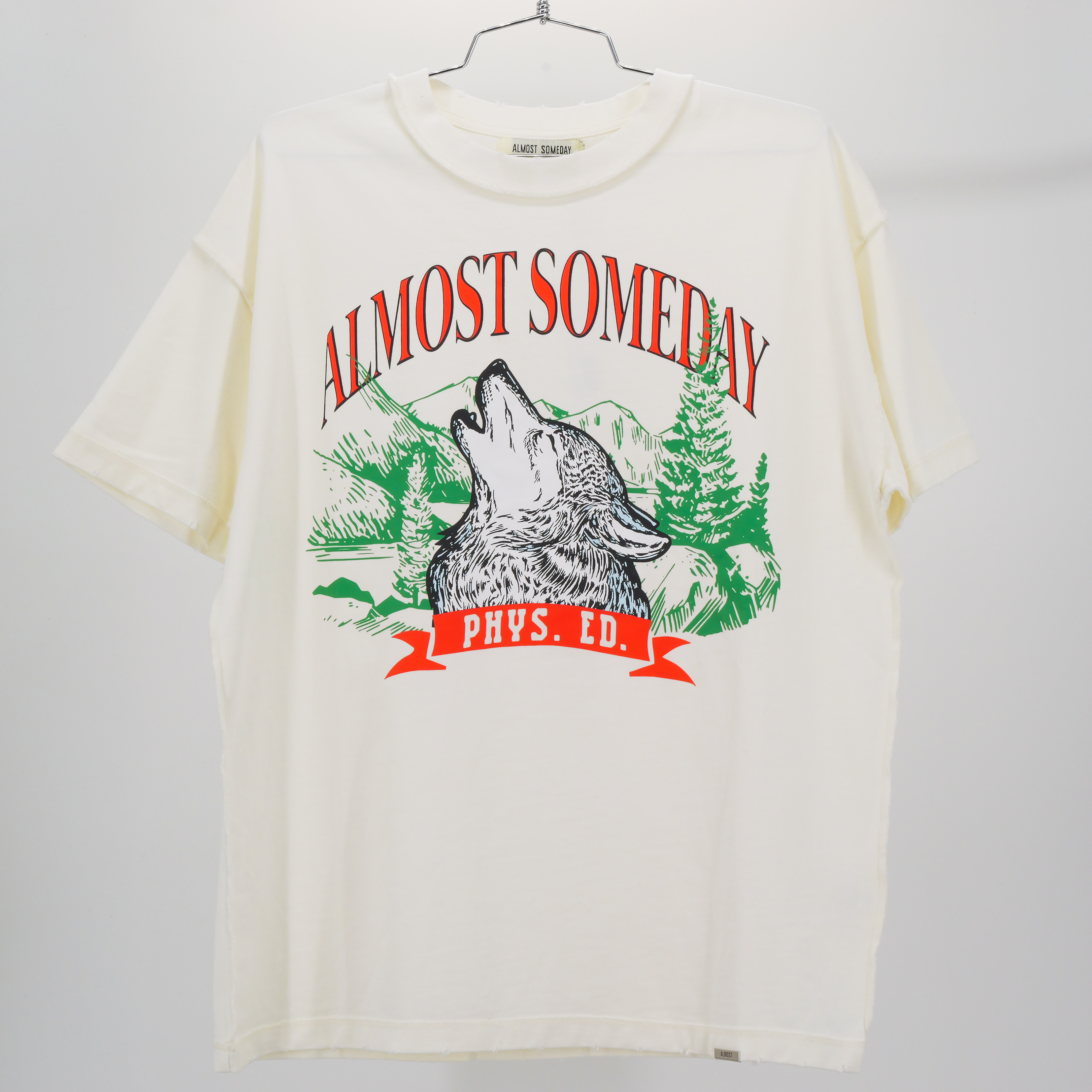 PHYS-ED TEE VINTAGE WHITE