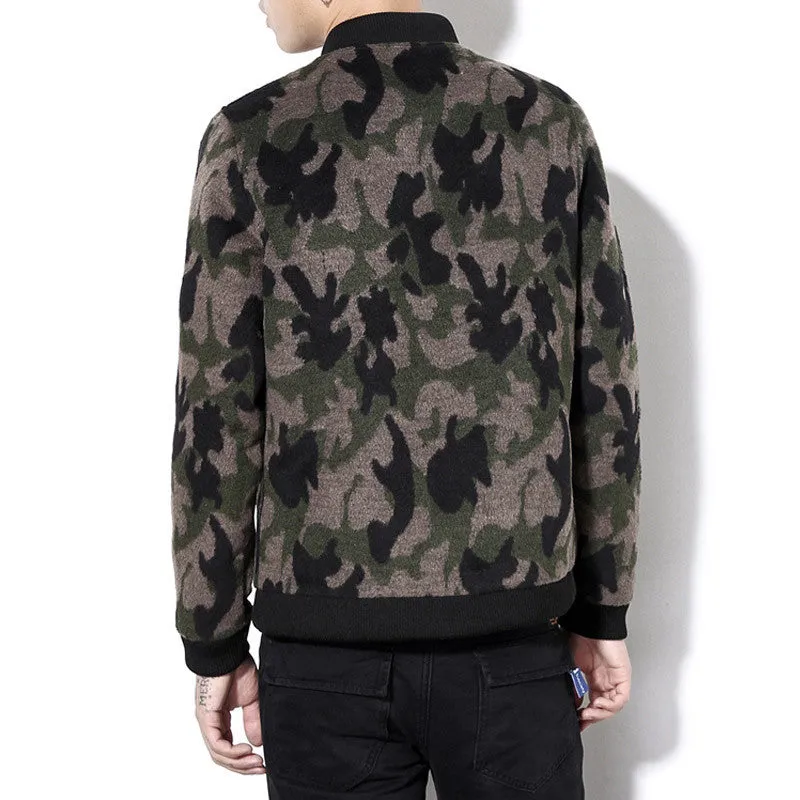 Plus Size Men Camouflage Jackets Men Slim Fits Coats Casual Men's Jackets Men Outwears SM6