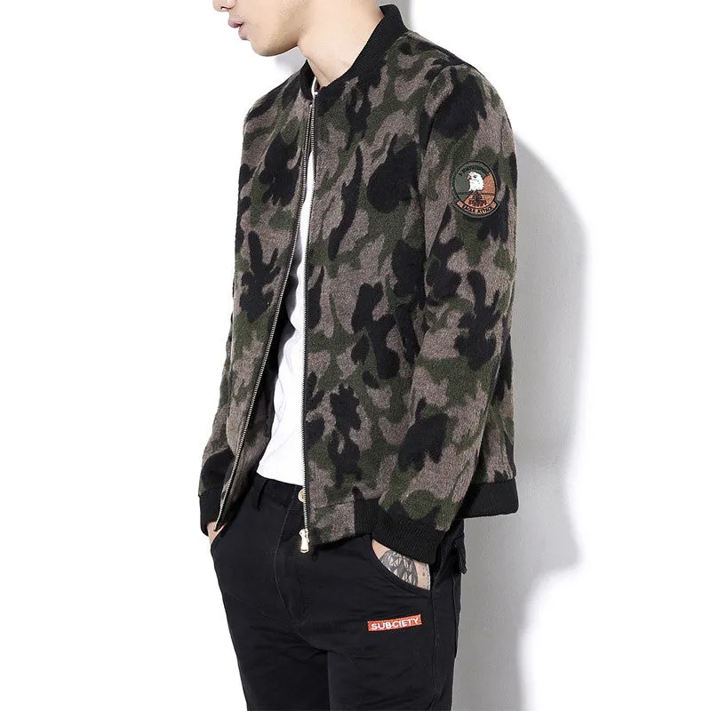 Plus Size Men Camouflage Jackets Men Slim Fits Coats Casual Men's Jackets Men Outwears SM6