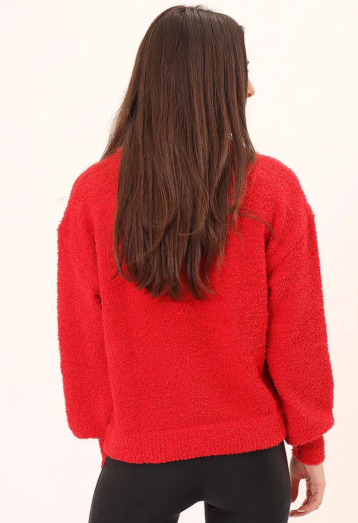 Plush Volume Sleeve Sweater