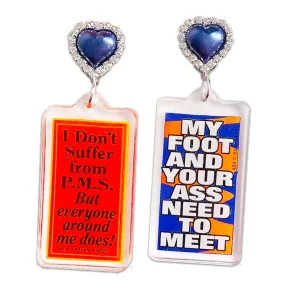 P.M.S. 80's Keychain Earrings