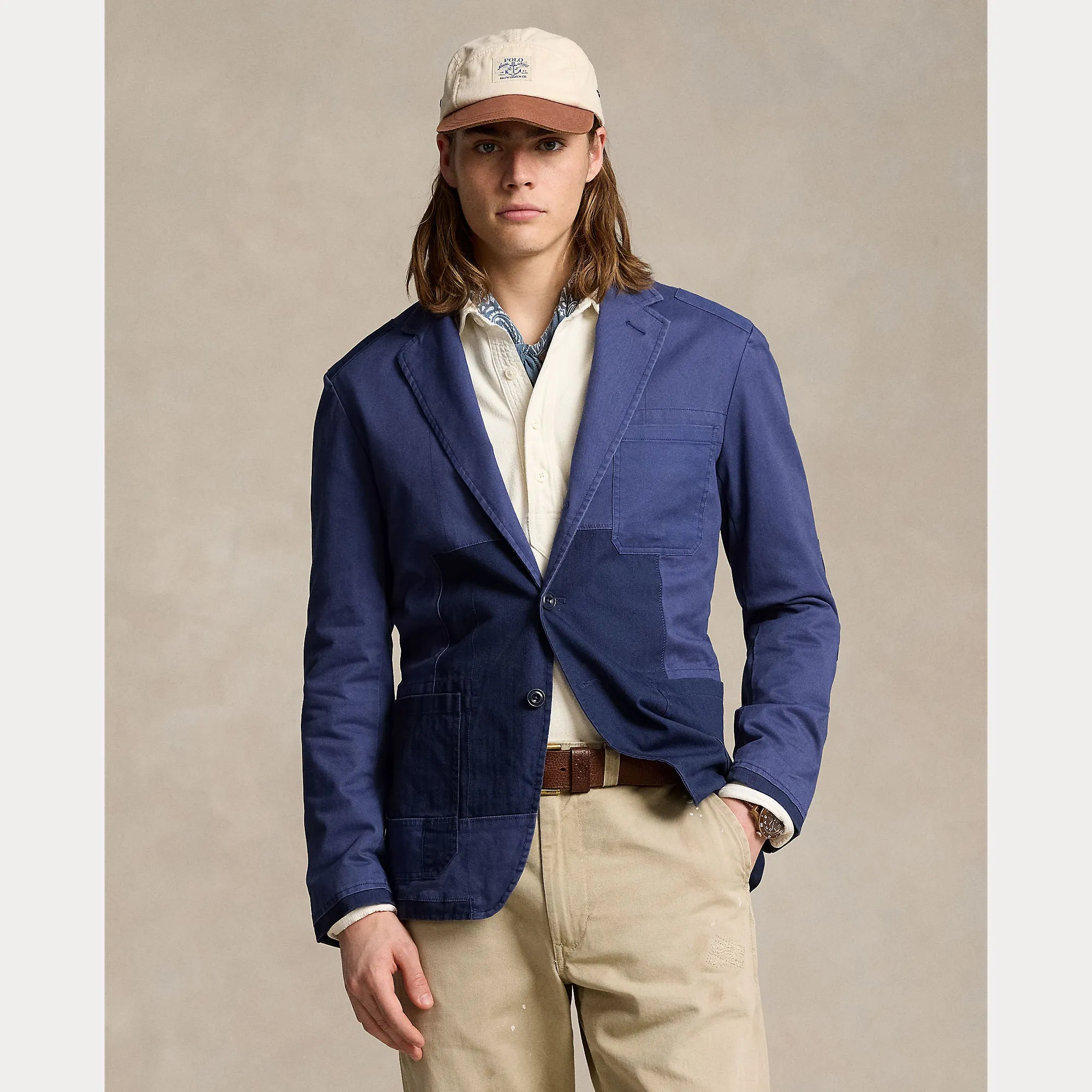 POLO SOFT MODERN PATCHWORK SPORT COAT