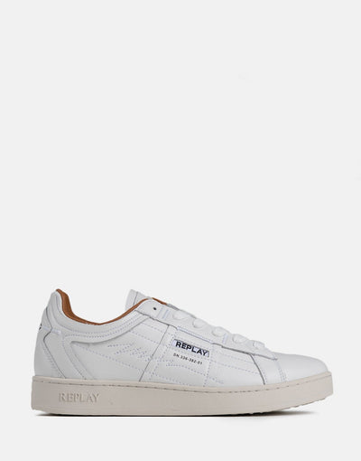 Replay Mens Smash Lay 2 Shoes White