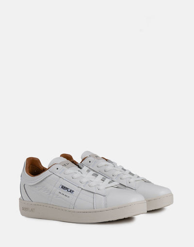 Replay Mens Smash Lay 2 Shoes White