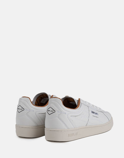 Replay Mens Smash Lay 2 Shoes White