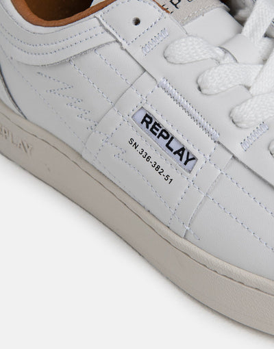 Replay Mens Smash Lay 2 Shoes White