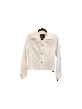 S23412 White Denim Coat