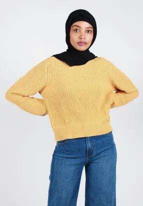 Sailor Knit Sweater - gold